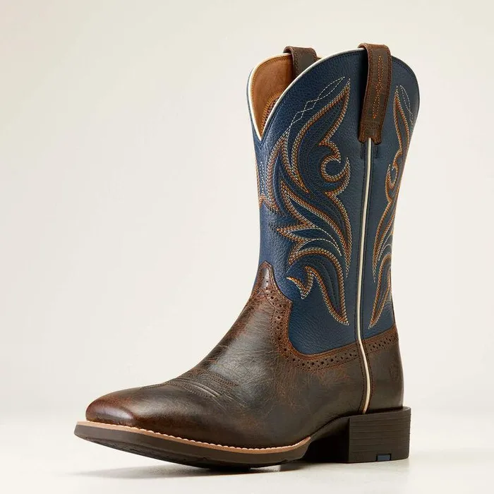 Men Western Boots Ariat Sport Knockout Western Boot Dark Whiskey
