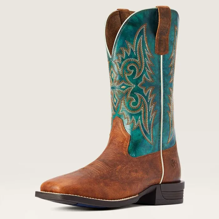 Men Western Boots Ariat Wild Thang Western Boot Fiery Brown Crunch