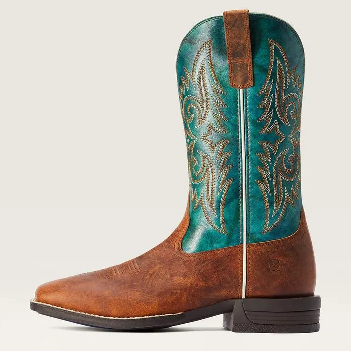 Men Western Boots Ariat Wild Thang Western Boot Fiery Brown Crunch Men Western Boots Ariat Wild Thang Western Boot Fiery Brown Crunch