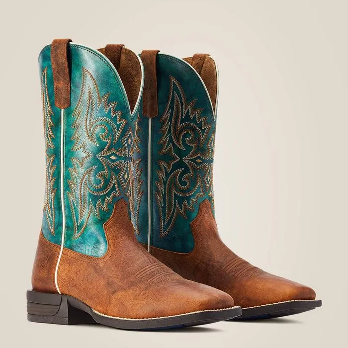 Men Western Boots Ariat Wild Thang Western Boot Fiery Brown Crunch Men Western Boots Ariat Wild Thang Western Boot Fiery Brown Crunch