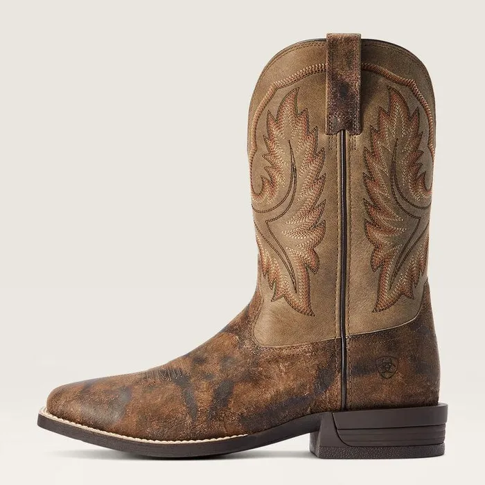 Men Western Boots Ariat Wilder Cowboy Boot Antique Grey