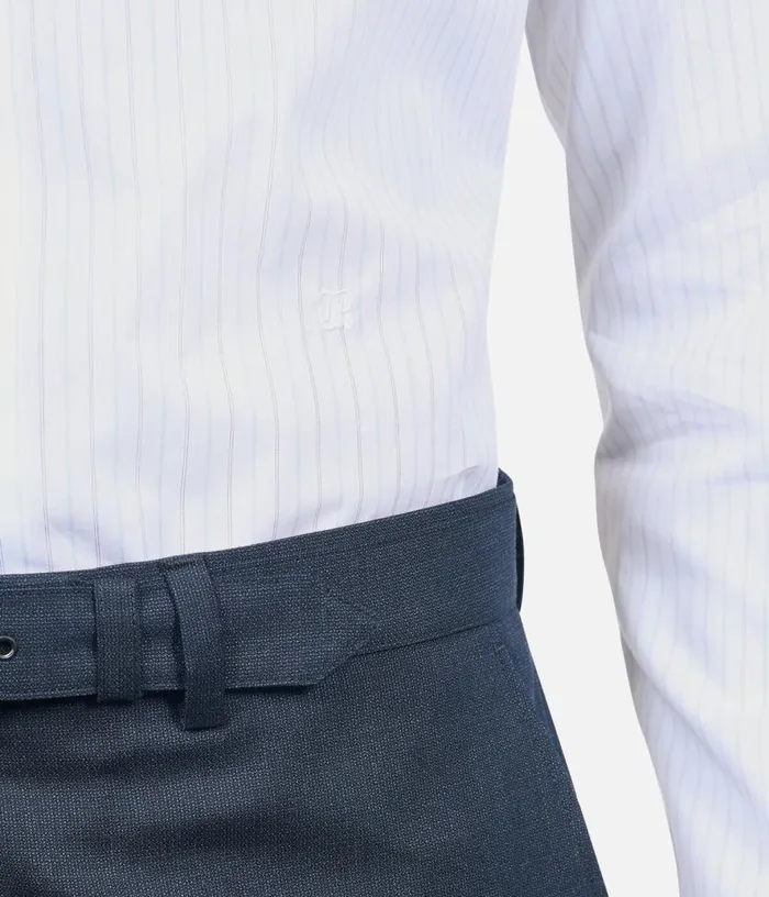 Men White Striped Formal Shirt THE KOOPLES Shirts