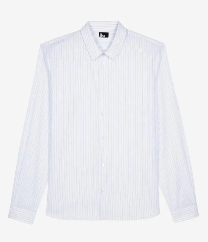 Men White Striped Formal Shirt THE KOOPLES Shirts
