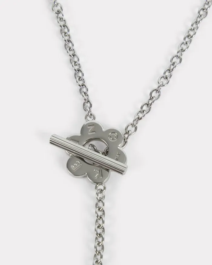 MenWomen 039KENZO Stamp039 Necklace Silver Kenzo Pins And Jewelry