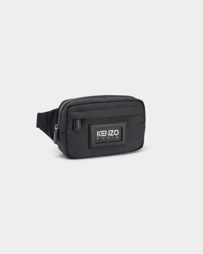 MenWomen 039KENZOGRAPHY039 Belt Bag Black Kenzo Bags