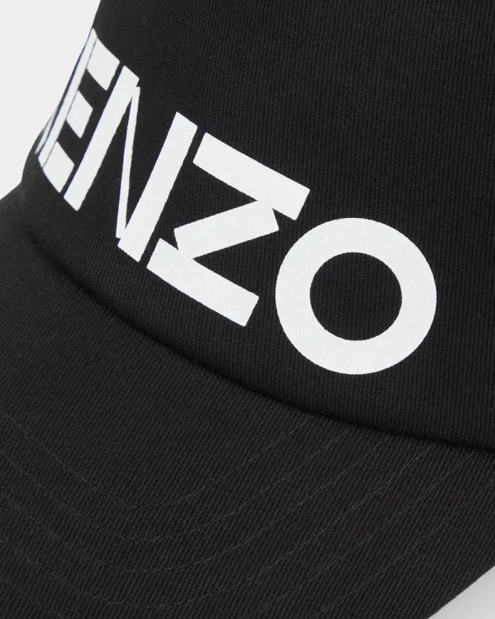 MenWomen 039KENZOGRAPHY039 Cotton Cap Black Kenzo Caps And Hats
