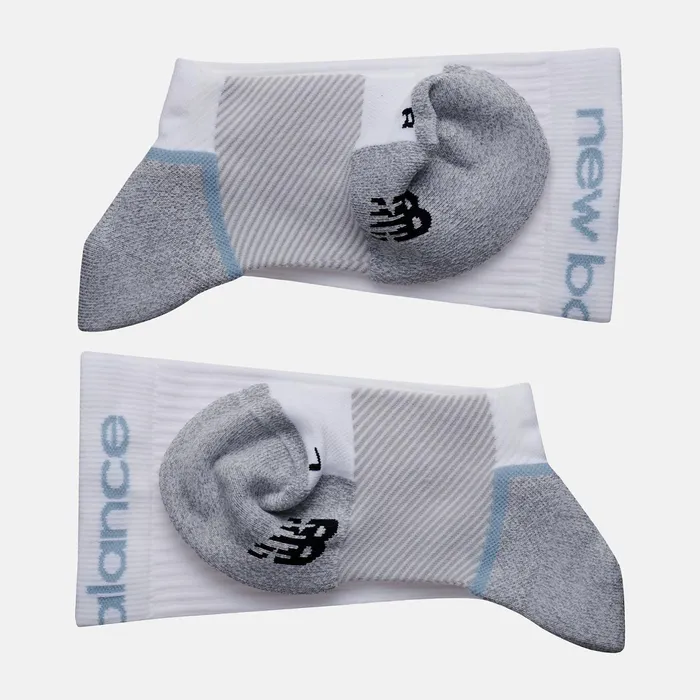 MenWomen Compression Crew 1 Pair White New Balance Socks