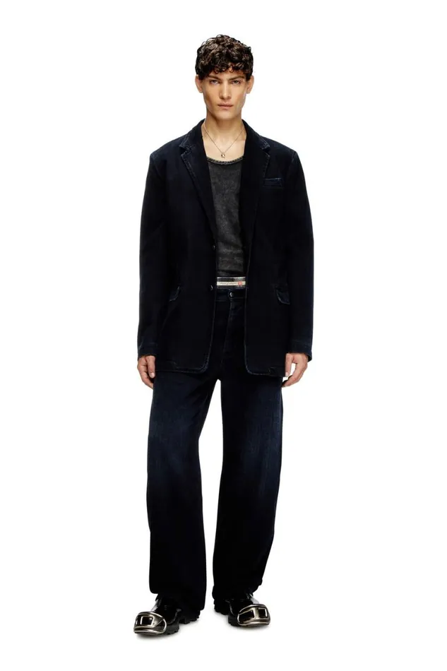 MenWomen Diesel Jackets DREGERD Dark Blue