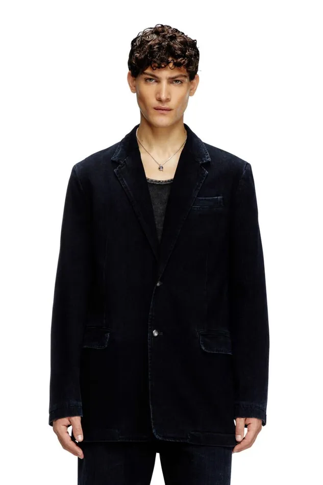 MenWomen Diesel Jackets DREGERD Dark Blue MenWomen Diesel Jackets DREGERD Dark Blue