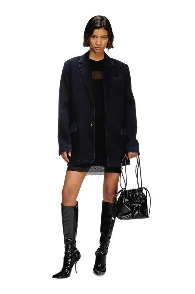 MenWomen Diesel Jackets DREGERD Dark Blue MenWomen Diesel Jackets DREGERD Dark Blue