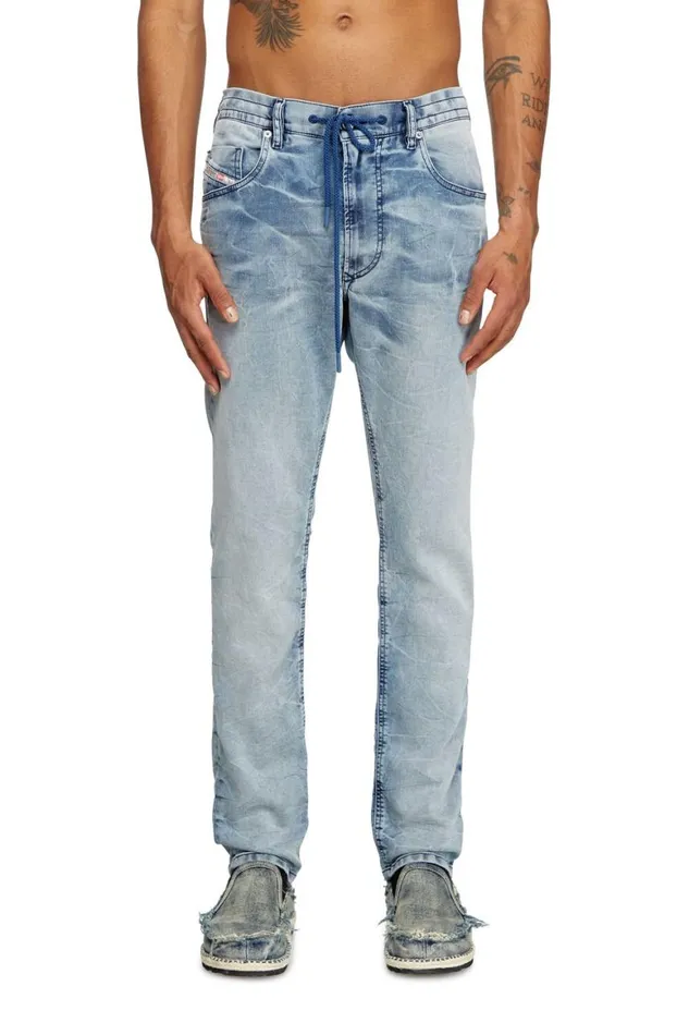 MenWomen Diesel Jeans Regular 2030 DKrooley Joggjeans 068PK Light Blue MenWomen Diesel Jeans Regular 2030 DKrooley Joggjeans 068PK Light Blue