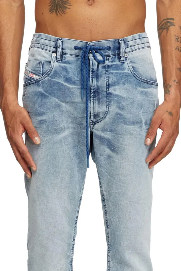 MenWomen Diesel Jeans Regular 2030 DKrooley Joggjeans 068PK Light Blue MenWomen Diesel Jeans Regular 2030 DKrooley Joggjeans 068PK Light Blue