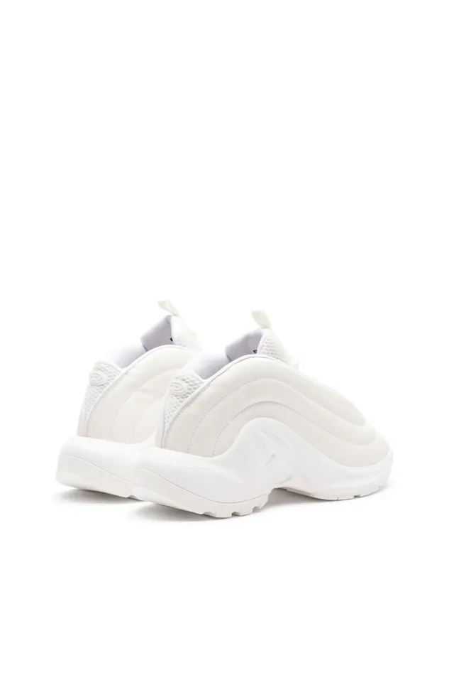 MenWomen Diesel Sneakers SDRUNNER X White