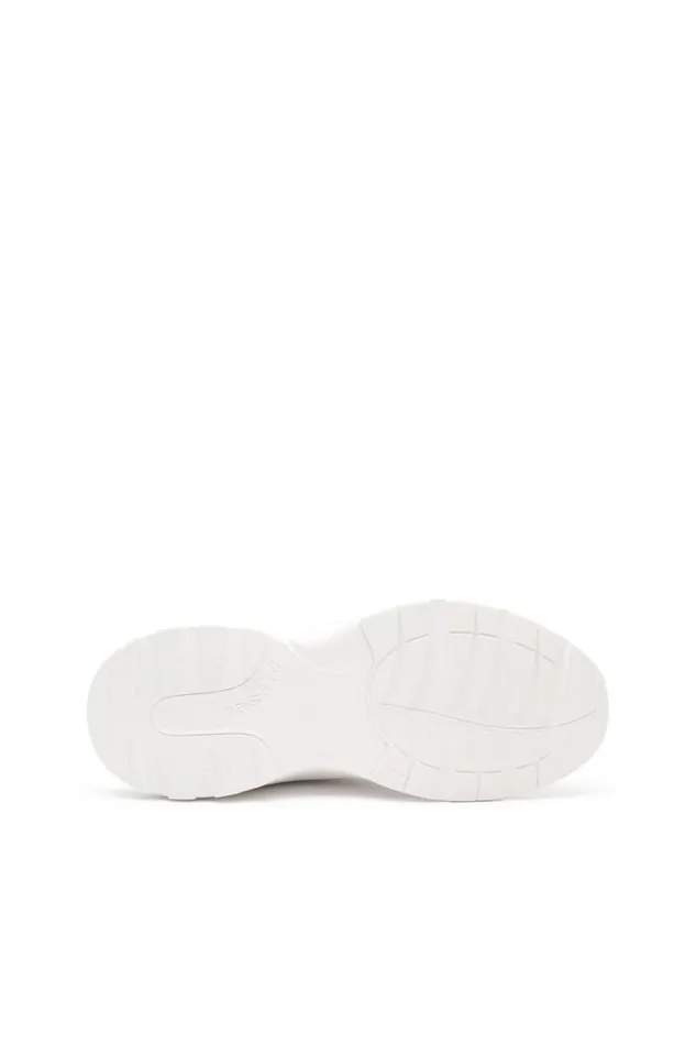 MenWomen Diesel Sneakers SDRUNNER X White