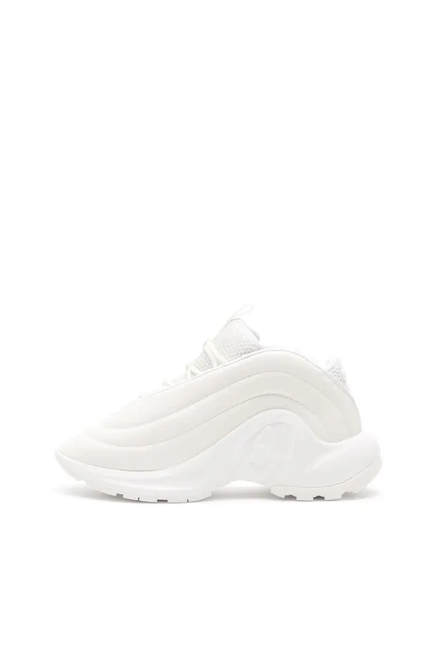MenWomen Diesel Sneakers SDRUNNER X White
