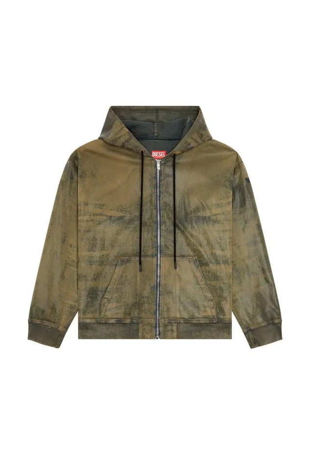 MenWomen Diesel Sweatshirts and Hoodies CLDGIRS TRACK Brown