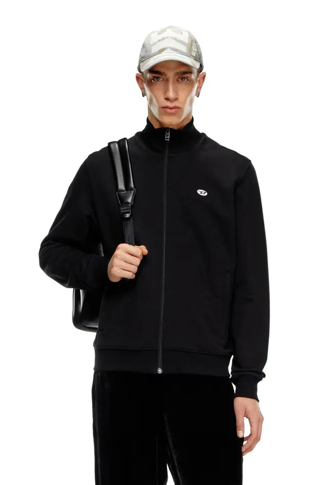 MenWomen Diesel Sweatshirts and Hoodies SLOCKDOVALPJ Black
