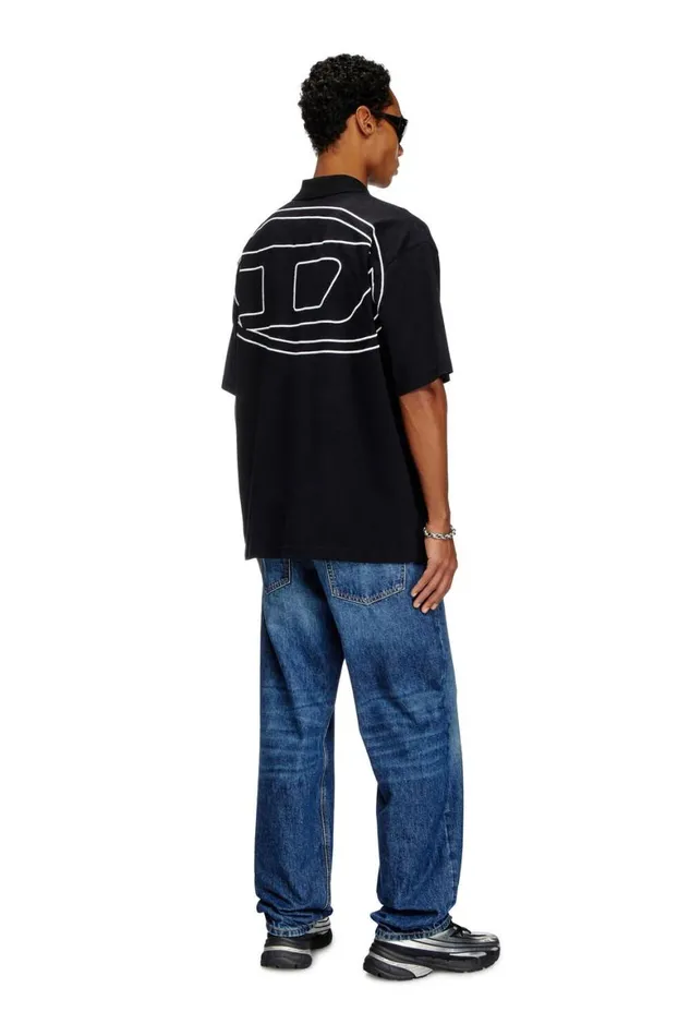 MenWomen Diesel TShirts and Polos TVORTMEGOVALD Black