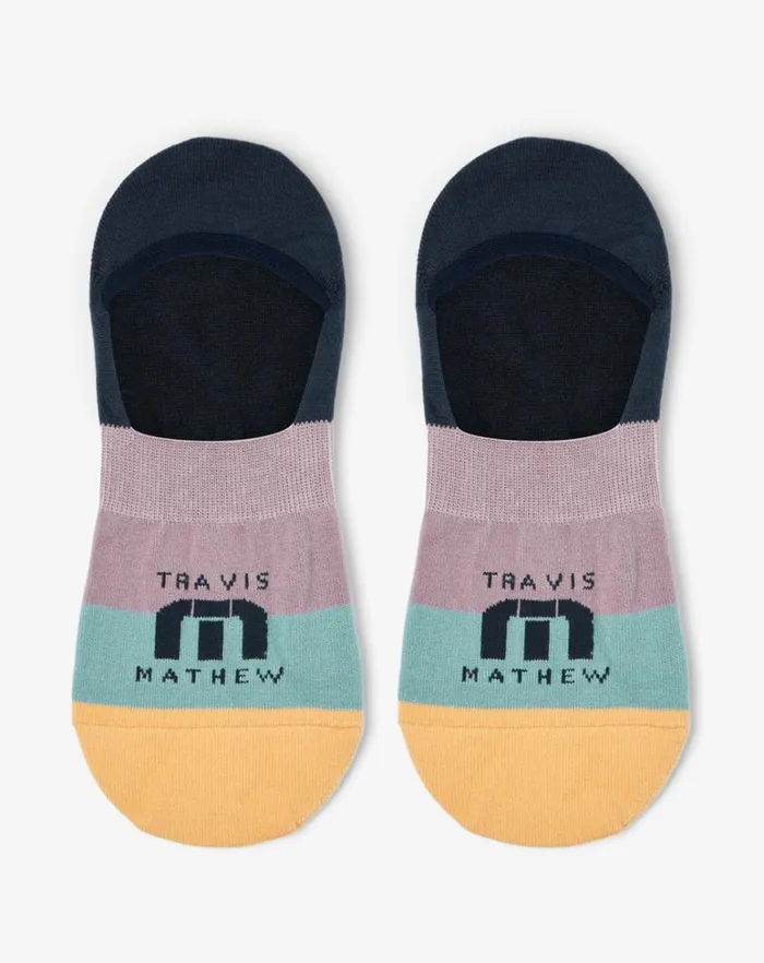 MenWomen Socks TravisMathew CAVE DIVER NO SHOW SHOCK Total Eclipse