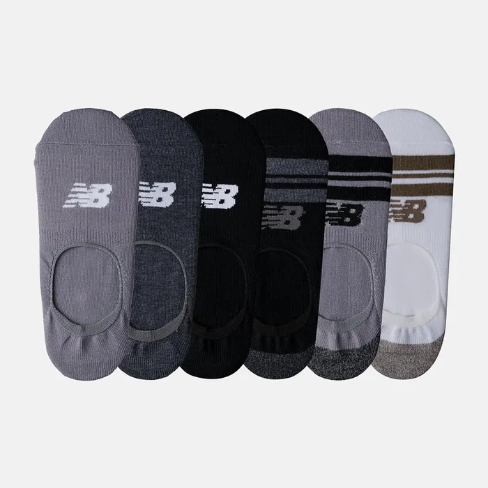 MenWomen Ultra Low No Show Socks 6 Pack Assorted 1 Colors New Balance Socks MenWomen Ultra Low No Show Socks 6 Pack Assorted 1 Colors New Balance Socks