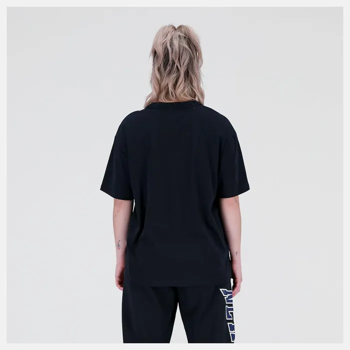 MenWomen Unissentials Warped Classics Cotton Jersey TShirt Black New Balance Matching Sets