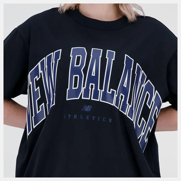 MenWomen Unissentials Warped Classics Cotton Jersey TShirt Black New Balance Matching Sets