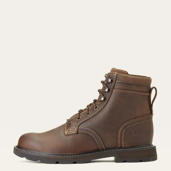 Men Work Boots Ariat Groundbreaker 6quot Work Boot Brown Men Work Boots Ariat Groundbreaker 6quot Work Boot Brown