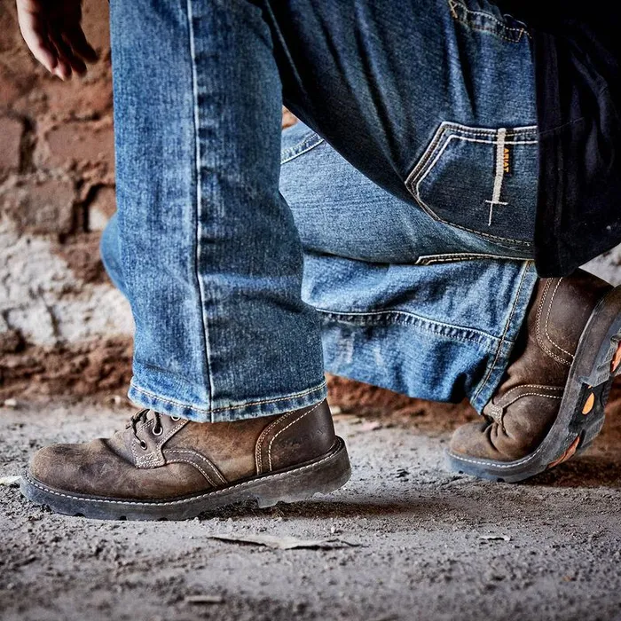 Men Work Boots Ariat Groundbreaker 6quot Work Boot Brown Men Work Boots Ariat Groundbreaker 6quot Work Boot Brown