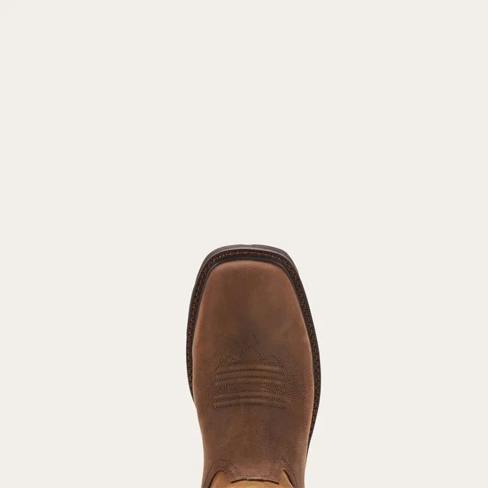 Men Work Boots Ariat Groundbreaker Wide Square Toe Waterproof Work Boot Dark Brown Men Work Boots Ariat Groundbreaker Wide Square Toe Waterproof Work Boot Dark Brown