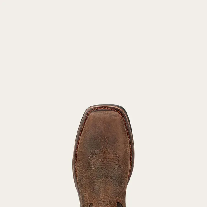 Men Work Boots Ariat WorkHog Waterproof Composite Toe Work Boot Bruin Brown