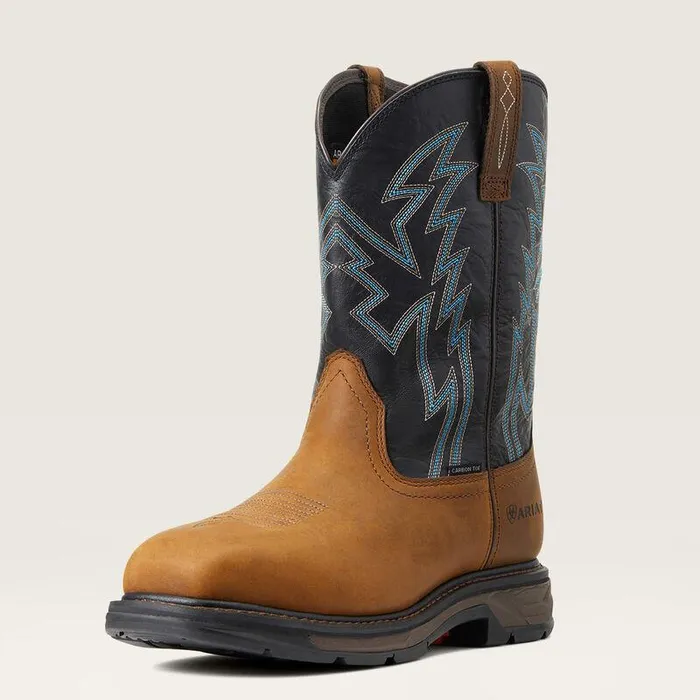 Men Work Boots Ariat WorkHog XT BOA Carbon Toe Work Boot Dark Earth
