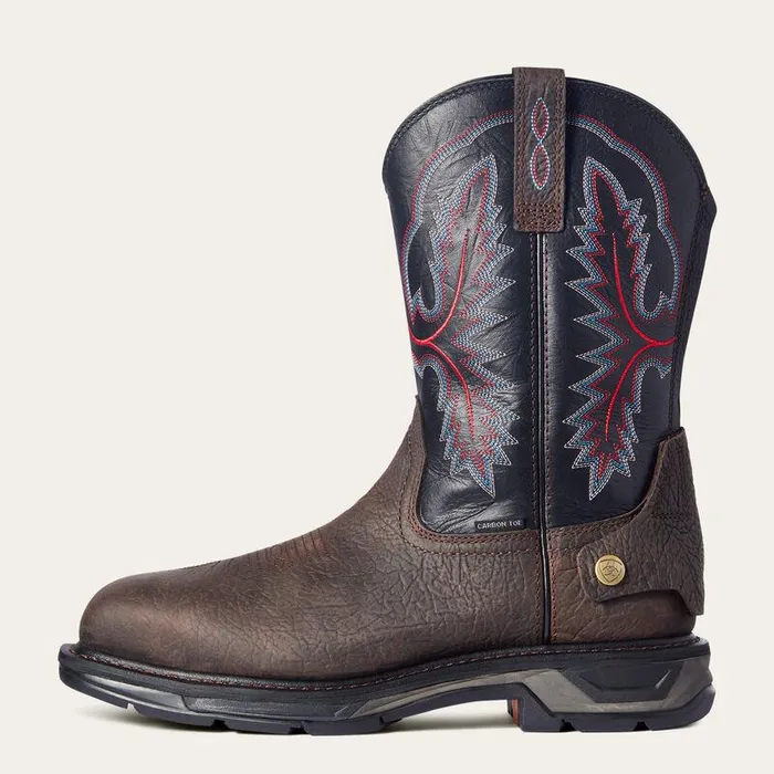 Men Work Boots Ariat WorkHog XT EZ Zip Carbon Toe Work Boot Bruin Brown Men Work Boots Ariat WorkHog XT EZ Zip Carbon Toe Work Boot Bruin Brown