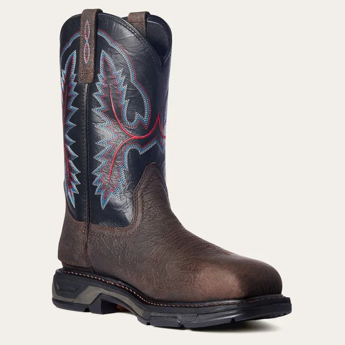 Men Work Boots Ariat WorkHog XT EZ Zip Carbon Toe Work Boot Bruin Brown Men Work Boots Ariat WorkHog XT EZ Zip Carbon Toe Work Boot Bruin Brown