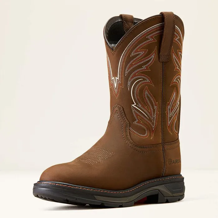 Men Work Boots Ariat WorkHog XT Work Boot Distressed Brown