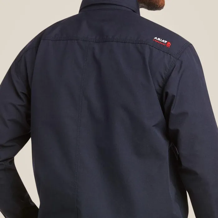 Men Workwear Ariat FR Featherlight Work Shirt Navy