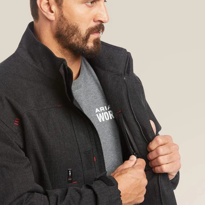 Men Workwear Ariat FR H2O Waterproof Insulated Jacket Black
