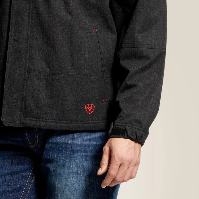 Men Workwear Ariat FR H2O Waterproof Insulated Jacket Black