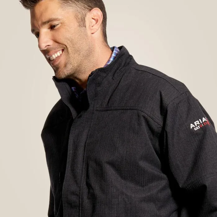 Men Workwear Ariat FR H2O Waterproof Insulated Jacket Black