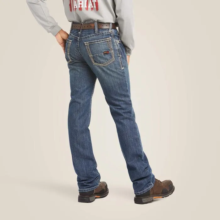 Men Workwear Ariat FR M4 Relaxed Boundary Boot Cut Jean Clay