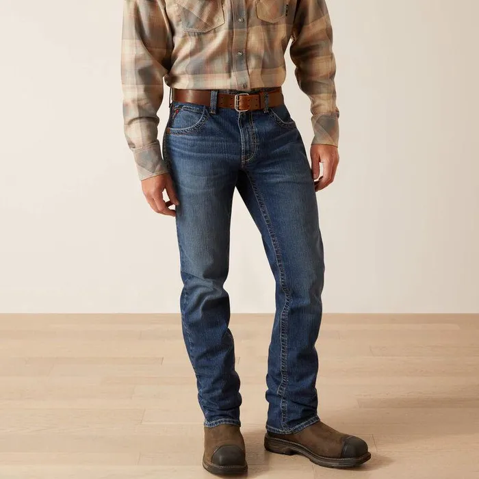Men Workwear Ariat FR M5 Basic Straight Leg Jean Havasu
