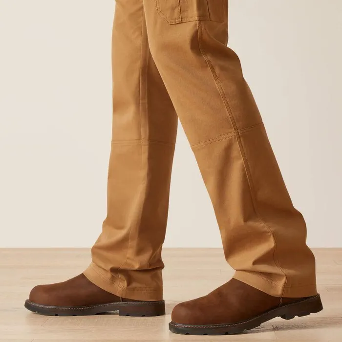 Men Workwear Ariat FR M7 Slim DuraStretch Duralight Twill Straight Pant Field Khaki