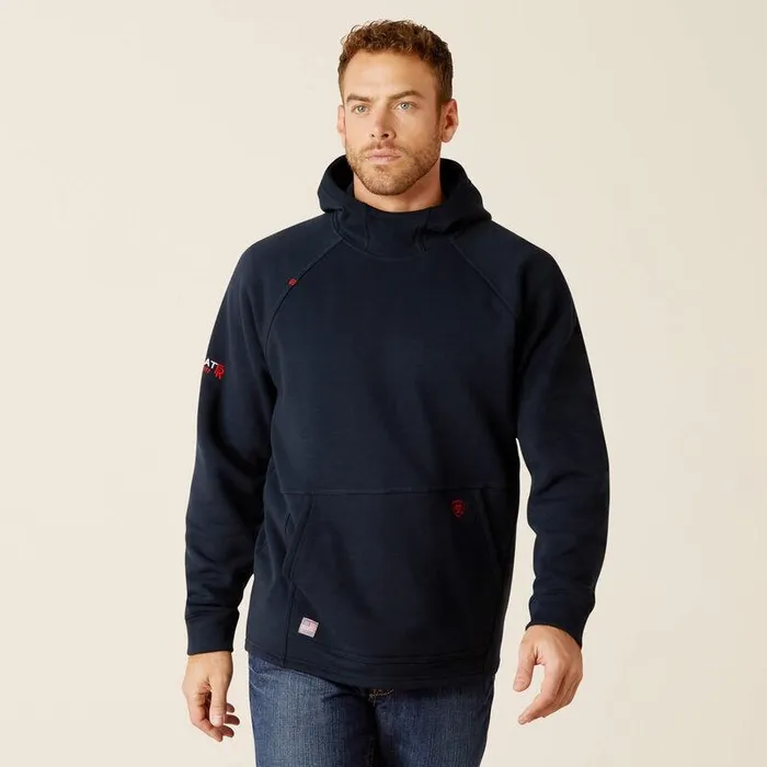 Men Workwear Ariat FR Primo Fleece 20 Hoodie Navy