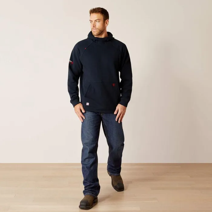 Men Workwear Ariat FR Primo Fleece 20 Hoodie Navy
