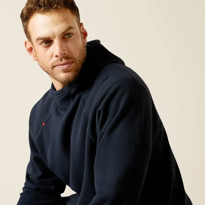 Men Workwear Ariat FR Primo Fleece 20 Hoodie Navy