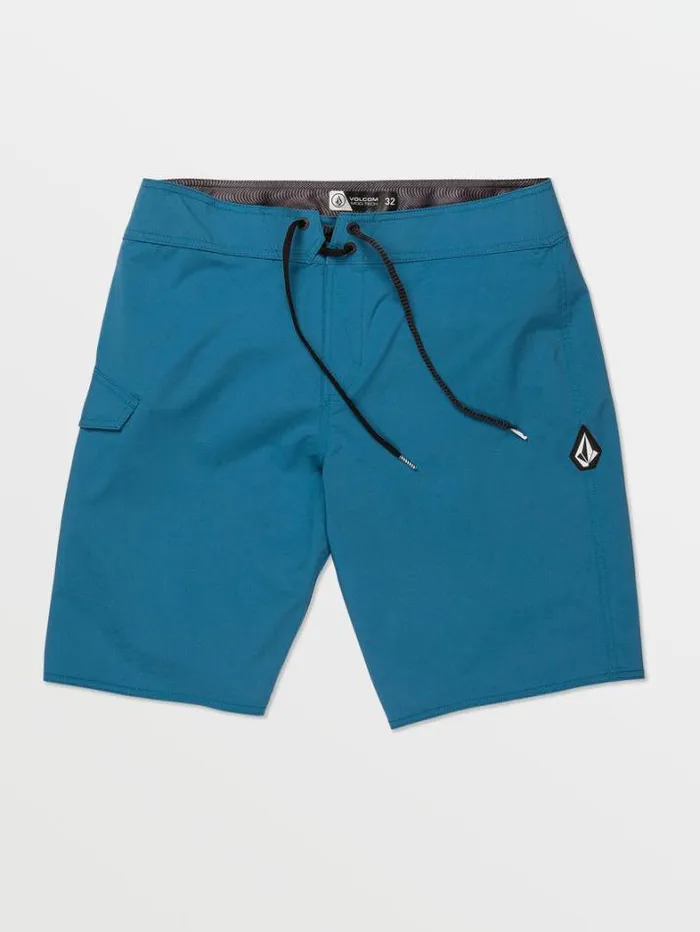 Mens Boardshorts and Trunks Volcom Lido Solid ModTech Boardshorts 8211 Aged Indigo