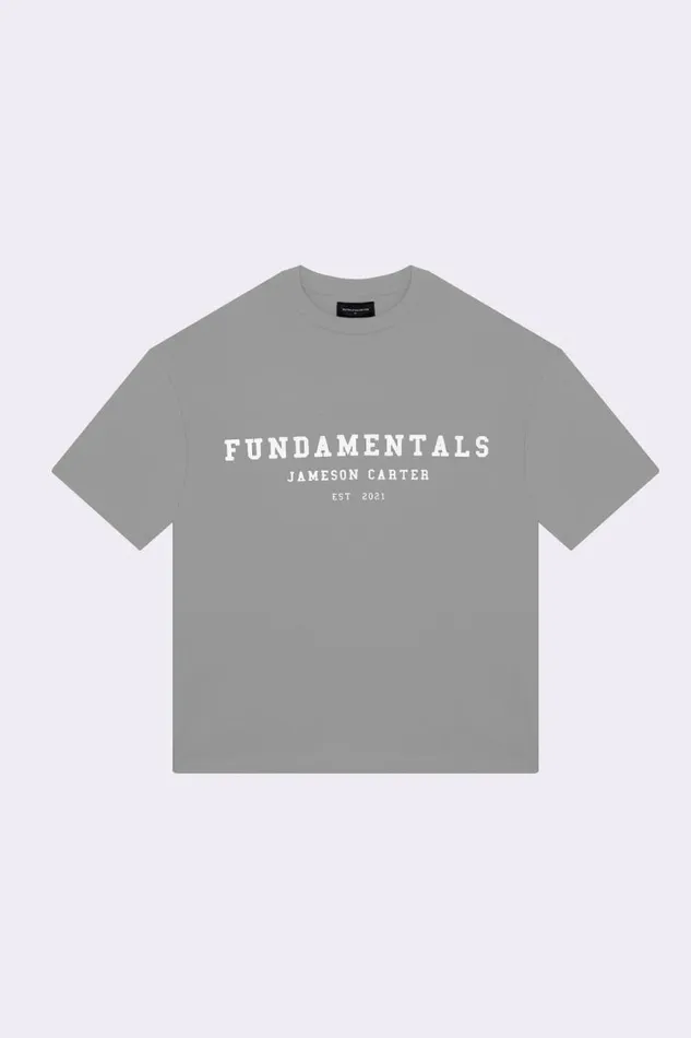 Mens Fundamentals TShirt 8211 Grey Jameson Carter TShirts