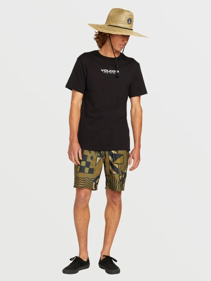 Mens Hats and Beanies Volcom Quarter Straw Hat 8211 Natural
