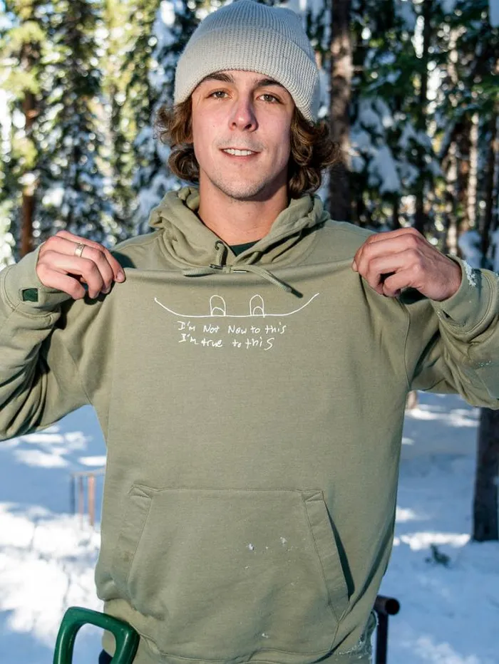 Mens Hoodies and Sweatshirts Volcom DI Fleece Pullover 8211 Light Military