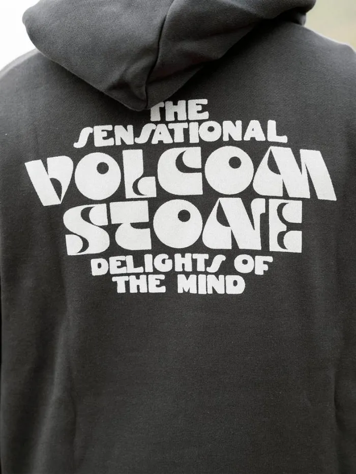 Mens Hoodies and Sweatshirts Volcom Earth Tripper Hoodie 8211 Stealth