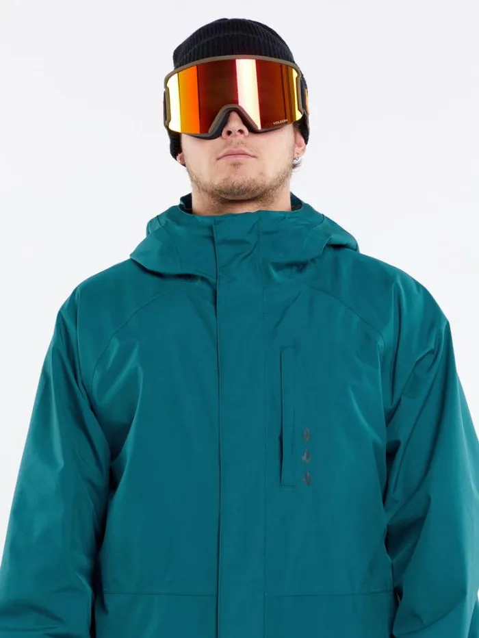 Mens Jackets Volcom Dua Insulated Gore Jacket 8211 Blue